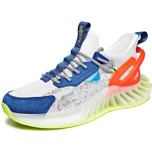 2021 New Spring Fashion Outdoor Casual Running Men Blade Shoes Jogging Walking Sport Lace-up Breathable Sneaker Chaussure Homme