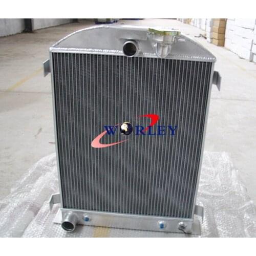 3 ROW FOR 1932 FORD HIBOY HI-BOY FORD engine 32 64MM All Aluminum Radiator
