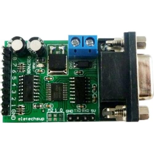 8ch RS232 TTL232 IO Control Switch Board Com DB9 Serial port for Momentary Self-locking Interlock Latch Delay Relay Module