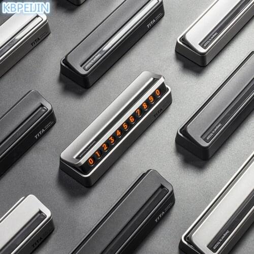 Car-styling Car Temporary Parking Card Drawer Plate Style Car Sticker for Peugeot 307 308 207 3008 2008 407 508 206 High quality