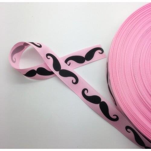 Free Shipping 5 Yards 3/4'' 20mm Wide Printed Grosgrain Ribbon Hair Bow/Christmas/wedding DIY Sewing ,#AD28