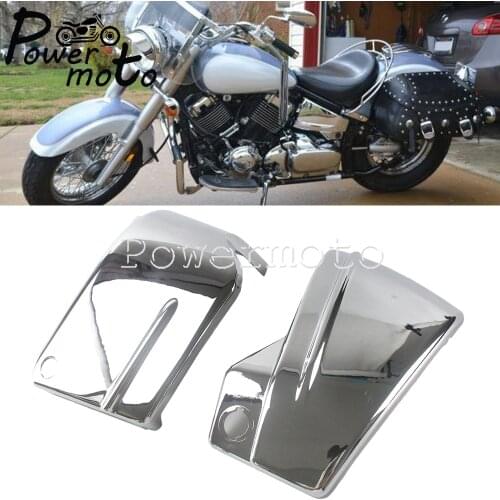 For Yamaha V-Star 650 DragStar 650 XVS650 XVS650A Custom Classic Chrome Motorbike Parts ABS Plastic Side Battery Cover Protector