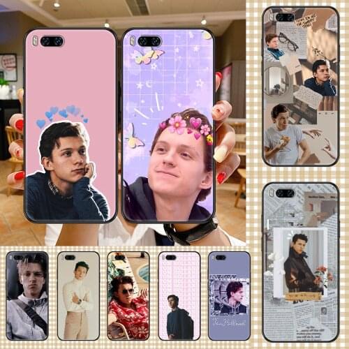 Tom Holland Phone case For Xiaomi Mi Max Note 3 A2 A3 8 9 9T 10 Lite Pro Ultra black luxury waterproof pretty shell soft bumper