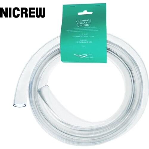 Chihiros Aquarium Water Pipe Clear Tubing 3M Long Inner Diameter 9/12/16mm Clean Hose for Fish Tank Filter Aquarium Accessories