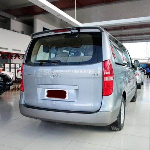 For Hyundai H-1 Wagon Spoiler ABS Plastic Unpainted Color Rear Roof Spoiler Wing Trunk Lip Boot Cover Car Styling