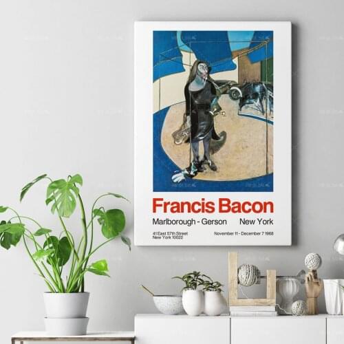 Francis Bacon Art Exhibition Digital Download Poster Vintage Gallery Print