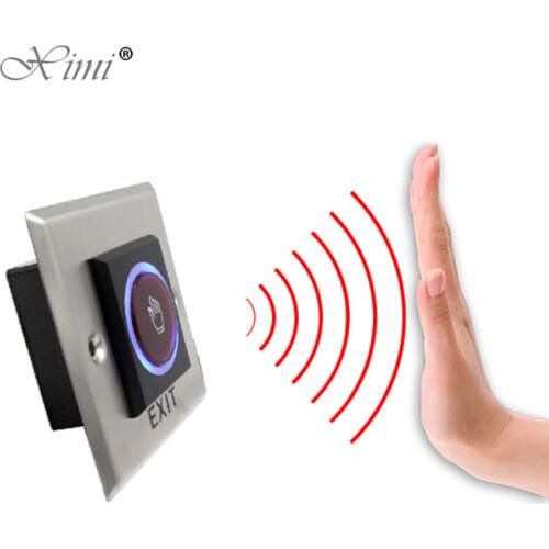 Access Control Exit Button Release Exit Switch No Touch Infrared Exit Button Door Sensor Switch