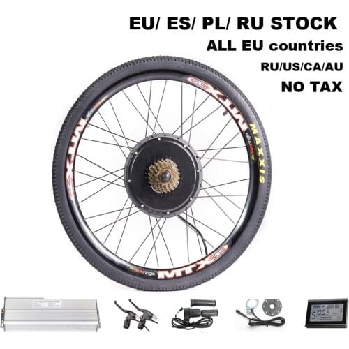 E bike conversion kit 1500W 48V Rear hub motor wheel MTX Sun Ringle Rim for disc brake bike 20-29inch 700C electric bike kit