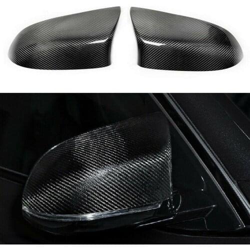 Carbon Fiber Rear View Mirror Cover Caps Fit For BMW X5M F85 X6M F86 Add on Style 15
