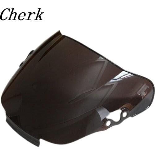 Motorcycle Smoke ABS Windshield WindScreen Double Bubble For Honda CBR600 F2 1991 1992 1993 1994