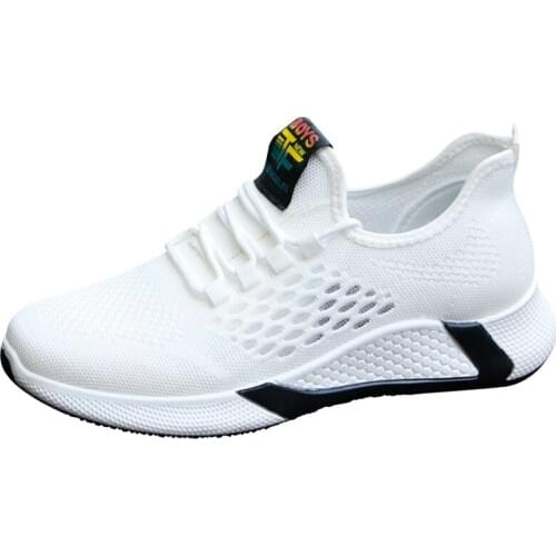 Breathable Casual Mesh Shoes Mens Shoes 2020 New Sports Shoes Comfort Increase Lace-Up Non-Slip Low-Top Running Shoes