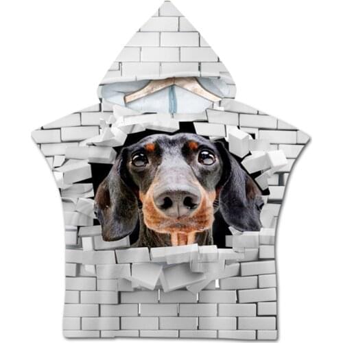 Cape Hooded Bath Towel for Kids Water-absorbing Quick-drying Swimming Bath Bathrobe Boy Girl Baby Animal Travel Beach Towel