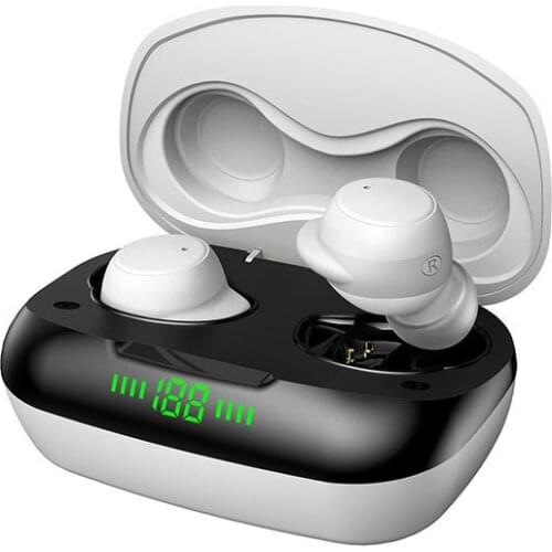 New TWS Wireless Earbuds Bluetooth Headphones with Microphone Noise Cancelling Touch HD Binaural Call Earphone In Ear Waterproof