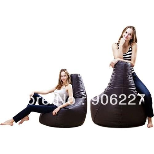 EXTRA LARGE ADULTS Bean bag sofa seat, big cushion beanbag chair, two colors in stock (BROWN & BEIGE) - free shipping