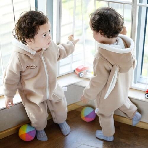 Baby Clothes NewBorn Baby Boy Girl Thick Romper Childrens Jumpsuit Cotton Outfits Winter Clothes Warm Infant Clothing