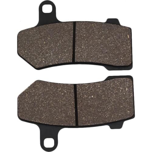 Cyleto Motorcycle Front and Rear Brake Pads for Harley Davidson FLHR Road King 2008-2017 FLHRC Road King Classic 2008-2017