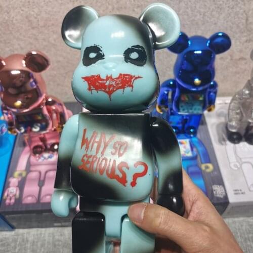 Higher Version Popular Toy 28cm Vampire Bat Bear Brick Action Digital Block Cartoon Doll Art Collection Model Gift to Friends