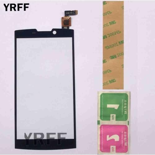 Touch Screen For Highscreen Boost II 2 se innos D10 Boost2 Touch Screen Digitizer Front Glass Lens Sensor 5.0'' Mobile 3M Glue