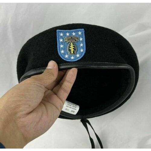 Us Army Infantry Regiment Wool Beret Special Forces Airborne Badge Military Hat Military Store