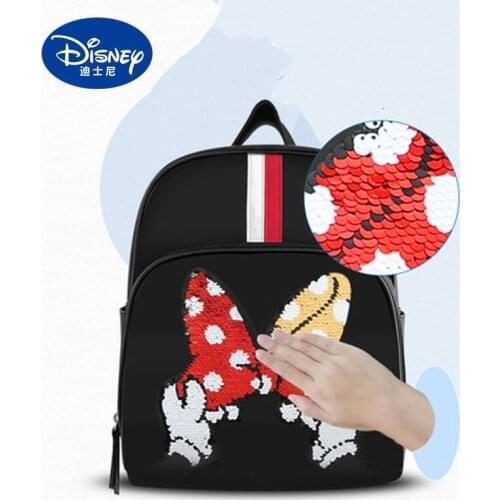 Disney Mickey Minnie Diaper Bag Mommy Bag Fashionable Backpack Large Capacity Multifunctional Practical Waterproof Backpack