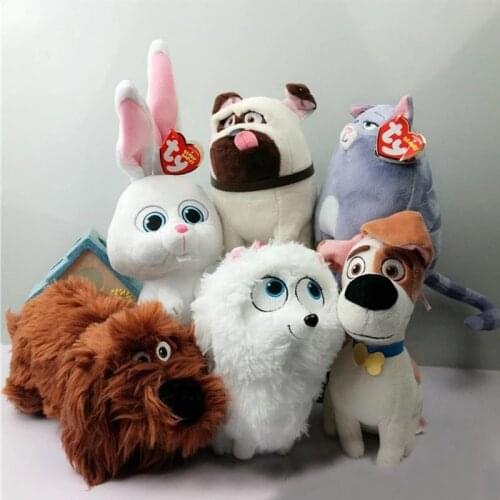 Ty the Secret Life of Pets Rabbit Snowball Max Dog Dachshund of Bunny Lovely Soft Toy Stuffed Animal Figure Collectible Gift