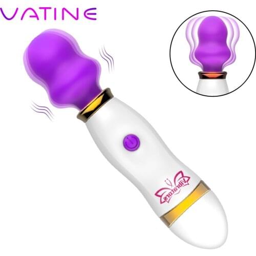 VATINE Silicone Powerful AV Rod Vibrator Erotic Sex Toy G-spot Female Masturbation Clitoris Stimulator Massager Sex Products