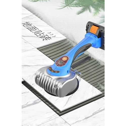 High Power Electric Tile Vibrator Leveling Machine Bricklayer Ceramic Tile Suction Cup Wireless Tile Floor Laying Tool