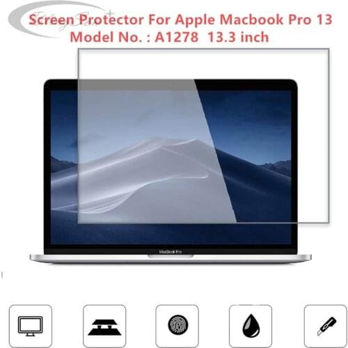 9H Tempered Glass Screen Protector For MacBook Pro 13 Model A1278 Protective Glass Film for Apple MacBook Pro 13.3 Inch