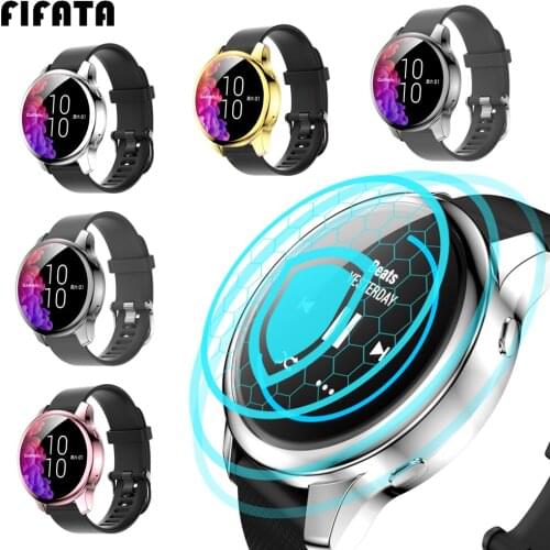 FIFATA TPU Case Protector Cover Shell For Garmin Venu Smart Watch Plating Protective Bumper Frame For Garmin Venu Accessories