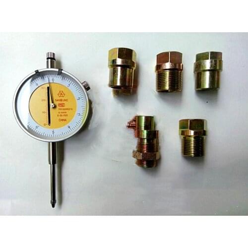 Tooth bar travel gauge tooth bar travel simple seat for diesel pump testing repair