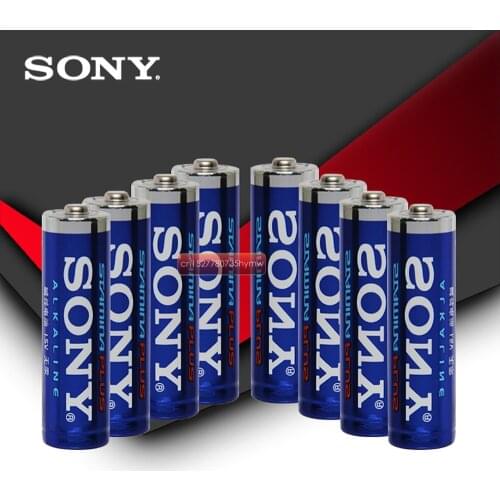 16pcs Sony 100% Original LR6 1.5V AA Battery Alkaline Batteries No Mercury Dry Battery For Electric Toy Flashlight Clock Mouse