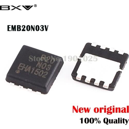 5pcs EMB20N03V EMB20N03 B20N03 3mm*3mm MOSFET QFN-8 new original