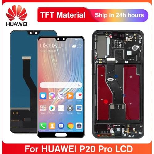 Lcd For Huawei P20 Pro L29 L09 AL00 AL01 TL01 AL00 Lcd Display Touch Screen Digitizer Assembly With Frame For Huawei P20 Plus