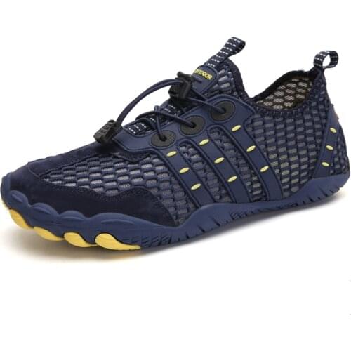 Men Women Aqua Shoes Five Fingers Shoes Unisex Swimming Water Shoes Quick Dry Barefoot Hiking Wading Sneakers Upstream Sandals
