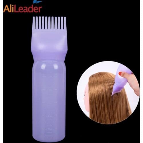 Alileader 1Pcs Hair Dye Bottle Pink Purple White Hair Dye Filling Bottle High Quality Salon Profession Coloring Styling Bottles