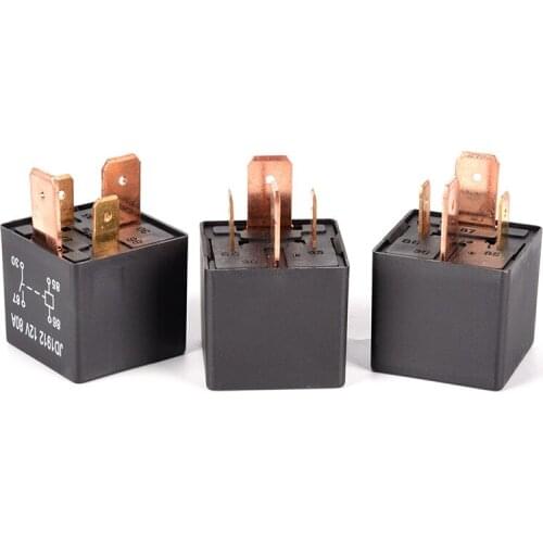 28mmx28mmx25mm Waterproof Heavy Duty Relay 4Pin DC 24V 12V 80A JD1912 Automotive Car Relay