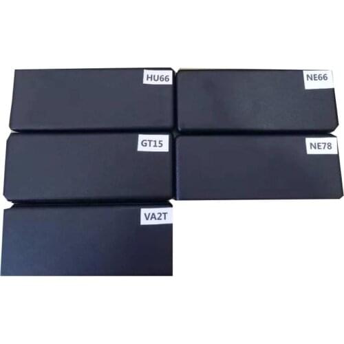Auto Locksmith Tools Lishi 5 pcs / set HU66 GT15 VA2T NE78 NE66 2-in-1 Pick and Decoder for European Model Cars