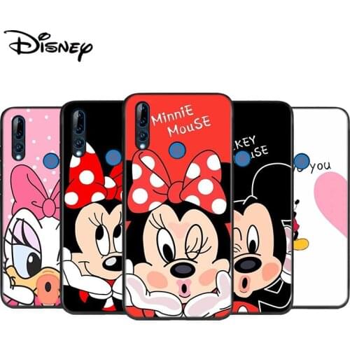 Mickey and Minne BFF Silicone Cover For Honor 9 9X Lite 9S 9A 9C 8 8A Prime 8X MAX 20 30 7A 7C Pro Plus Phone Case