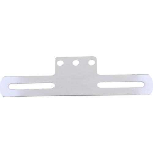 Motorcycle License Plate Frame Holder Tail Rear Light Mount Bracket for Silver