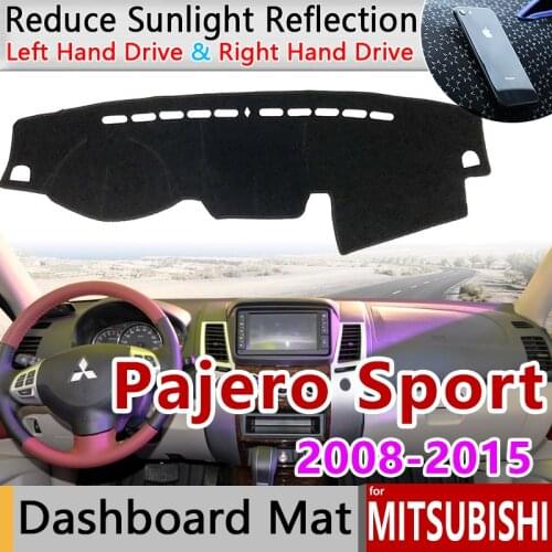 For Mitsubishi Pajero Sport 2 2008~2015 Montero Shogun Anti-Slip Mat Dashboard Cover Pad Sunshade Dashmat Accessories 2012 2014