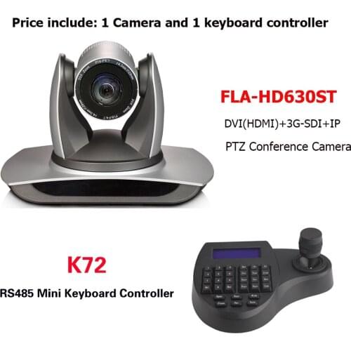 1080p 1080i SDI DVI IP Network professional video camera 30x optical zoom plus ptz RS485 PelcoD controller