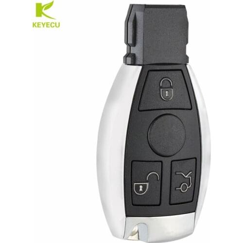KEYECU Replacement Remote Car Key fob 433MHz BGA replace NEC Chip for Mercedes-Benz A E S G CLK SLK ML Classes after 2000