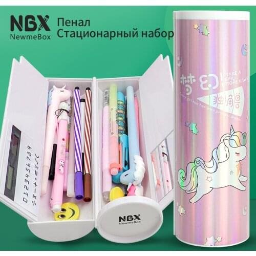 Cute Kawaii panda Pencil Case creative stationery box school supplies Pencil Bag new design Large Capacity Stationery Box