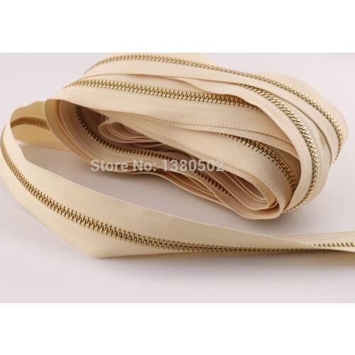 5Yards 5# Teeth Zipper For Jeans Sewing Garments Handbag Craft diy handmade accessories
