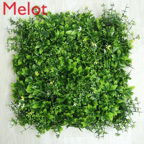Green Plant Wall Background Wall Plastic Wall Door Head Simulation Plant Lawn Wall Grass Shop Recruitment Image Wall Simulation