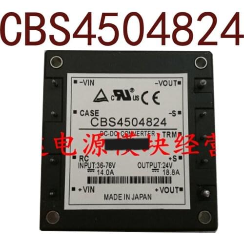 Original-- CBS4504824 input48V-output24Vwatt450W 19A DC/DC 1 year warranty {Warehouse spot photos