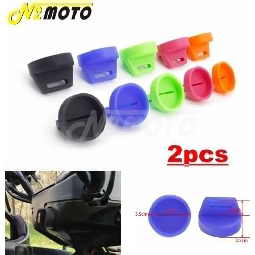 2pcs Rubber Ignition Key Fob Case Cover For Polaris RZR XP1000 900 800 Sportsman Scrambler Trail Boss Magnum Quad Key Fob Holder