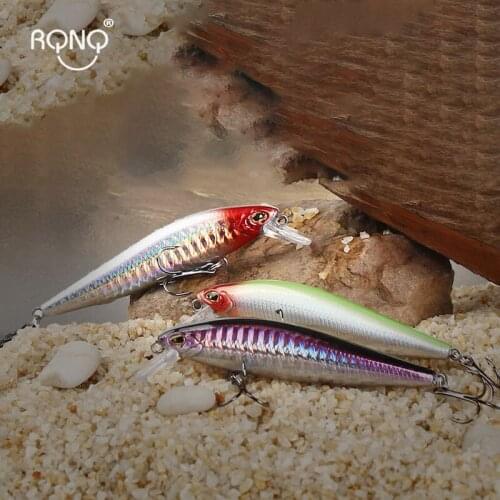 RQNQ Sinking Minnow 8.5CM 10G Hard Baits Fishing Lures Wobblers for Trout, Black Bass, Perch Leurre Angler’s Lure Stickbait