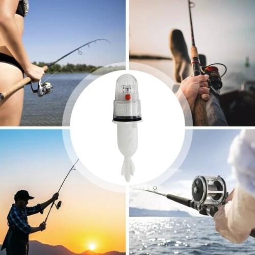 Fishing Light/Signal Light Single Colour Single Flash Lampu Nelayan Torpedo Light Torpedo Net Beacon Lights Fishing Lure Lights