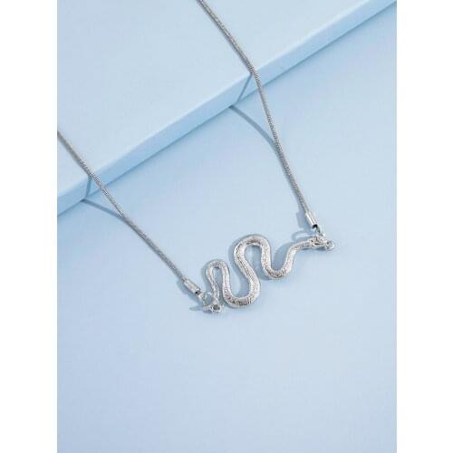 Stillgirl Punk Snake Pendant Necklace for Women Kpop Emo Chain on the Neck Unisex Couple Gift Y2k Fashion Jewelry Free Shipping